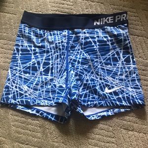 Nike pro spandex shorts RARE